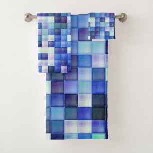Jeu vidéo Pixels Carré bleu Motif