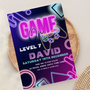 Jeu Vidéo Sur Invitation Anniversaire   Niveau 7