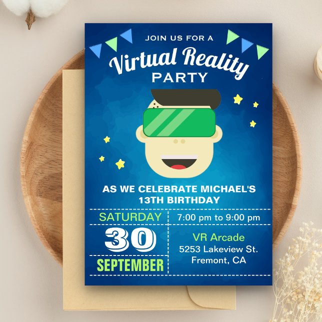 Jeu VR Réalité virtuelle Invitation de fête d'anni (Créateur téléchargé)