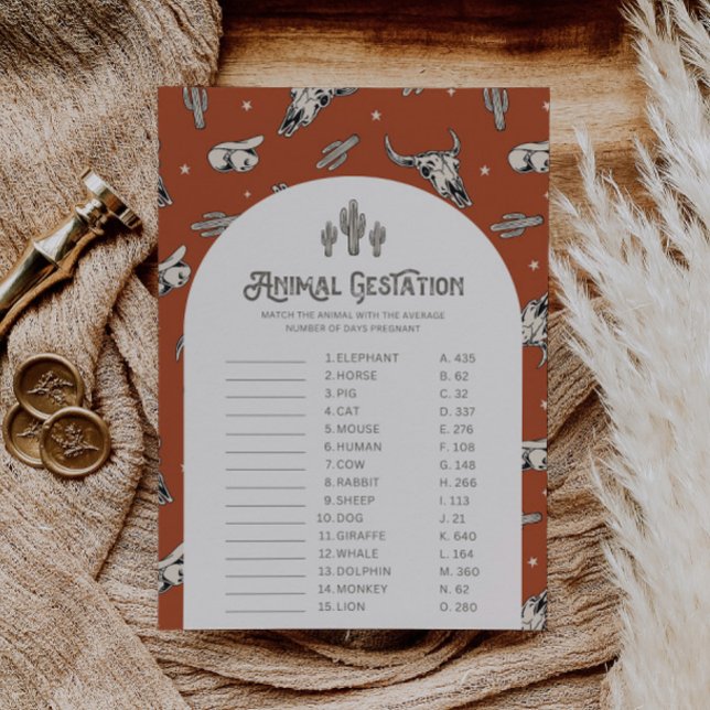 Jeu Wild West Animal Gestation (Créateur téléchargé)