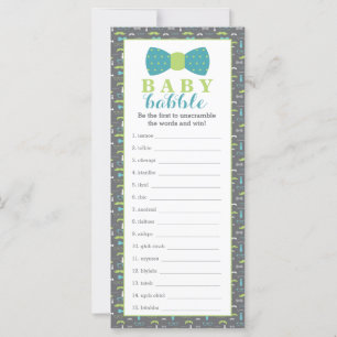 Jeu Word Scramble, Baby shower, 25 Pack