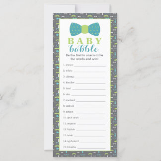 Jeu Word Scramble, Baby shower, 25 Pack