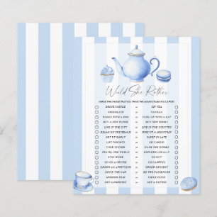 Jeu Would She Rather pour une baby shower sur le t