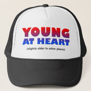 Jeune Au Coeur Funny Casquette de balle Casquette