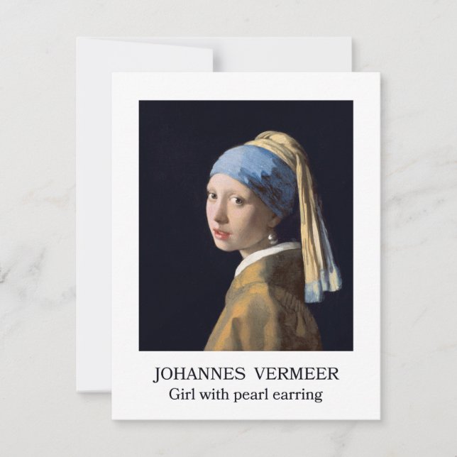 Jeune fille au collier de perles 1665 Johannes Ver (Devant)