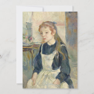 Jeune fille avec tablier   Berthe Morisot