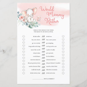 Jeune Fille Eléphant adorerait maman