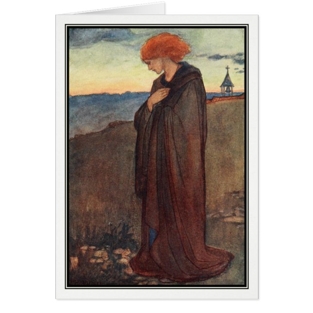 Jeune fille vintage au coucher du soleil par (Devant)