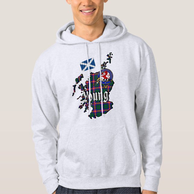 Jeune insigne de clan Sweat - shirt à capuche adul (Devant)