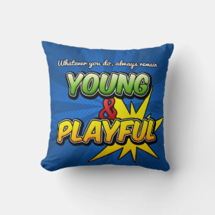 Jeune&Joueur Coussin inspirationnel