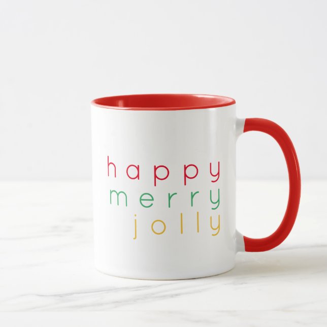 JEUNE JOYEUX JOLLY Red Combo Mug (Droite)