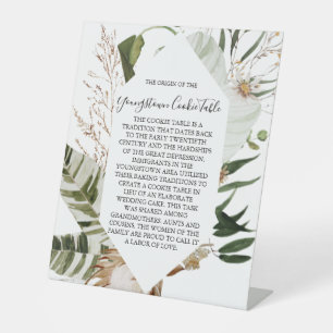 JEUNE MARIAGE DE SIGNE DE TABLEAU DE COOKIE