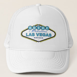 Jeune mariée de casquette de Las Vegas