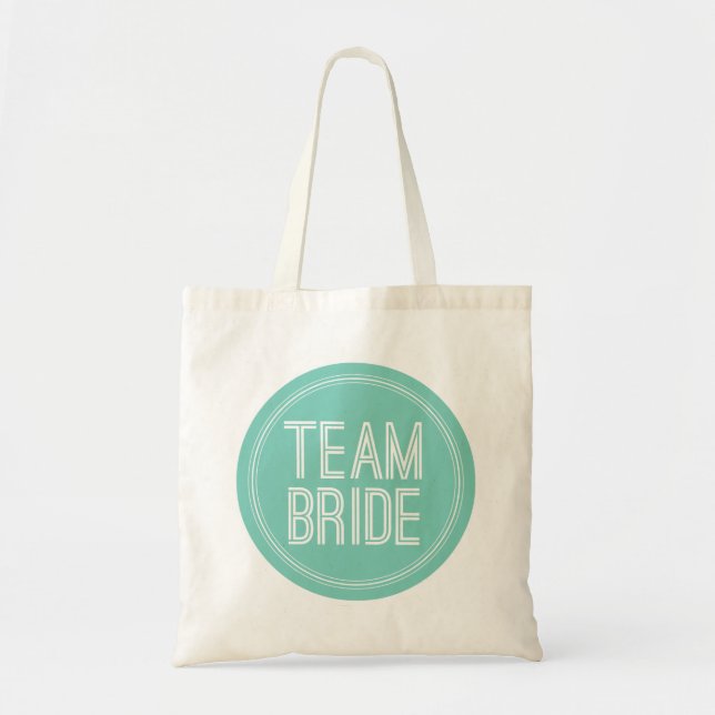 Jeune mariée d'équipe - sac fourre-tout à mariage (Devant)