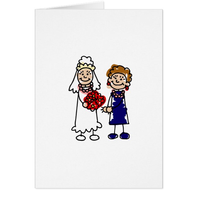Jeune mariée lesbienne du mariage un (Devant)