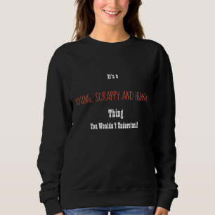 Jeune, merdique et Sweatshirt affamé