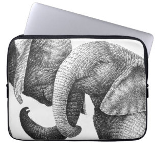 Jeune sac de l'électronique d'éléphants africai