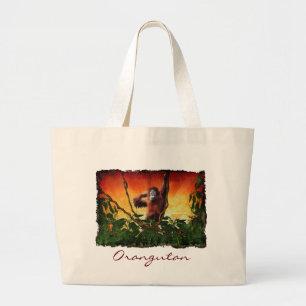 Jeune Sac fourre-tout sauvage Orangutan & Jungle S