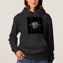 Jeune Sweat à Capuche Floral Cage Thoracique Authe