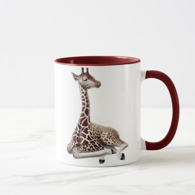 Jeune tasse de sonnerie de girafe (Droite)