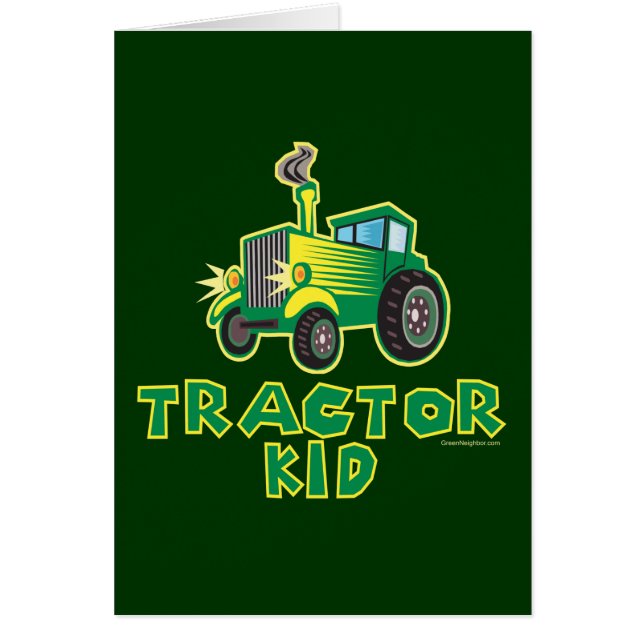 Jeune Tracteur vert (Devant)