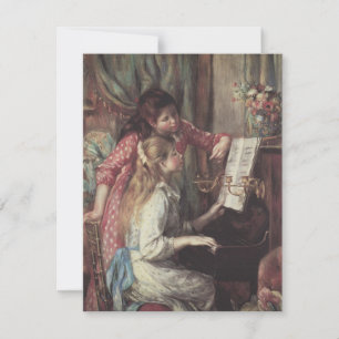 Jeunes filles au piano par Pierre Renoir