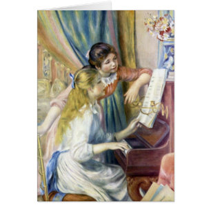 Jeunes filles au piano par Pierre Renoir