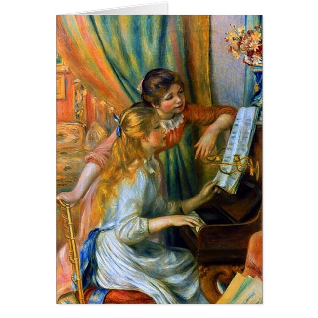 Jeunes filles au piano par Pierre Renoir (Devant)
