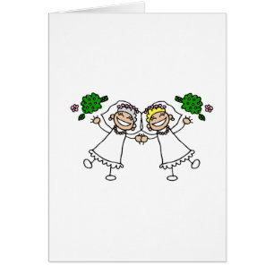 Jeunes mariées jetant Bouquests en l'air