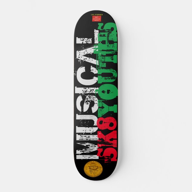 JEUNESSE MUSICALE SK8 Skateboard (Recto)