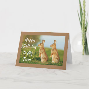 JEUX ANNIVERSAIRE À MA CARTE "TWIN"