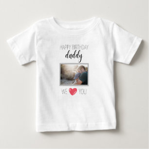 JEUX ANNIVERSAIRE DADDY BABY T-SHIRT PERSONNALISÉ