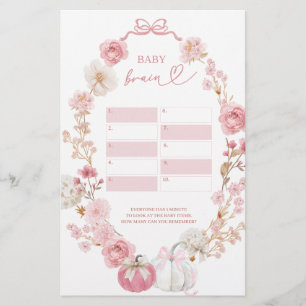 Jeux Citrouilles de bébé blanc et rose