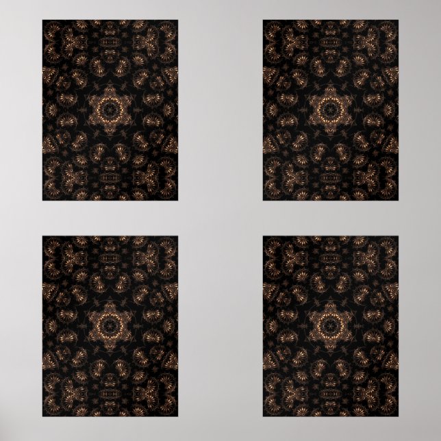 Jeux D'art Mural Âge de bronze Mandala (Recto)