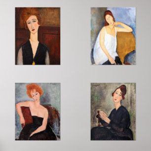 Jeux D'art Mural Amedeo Modigliani - Sélection de chefs-d'oeuvre