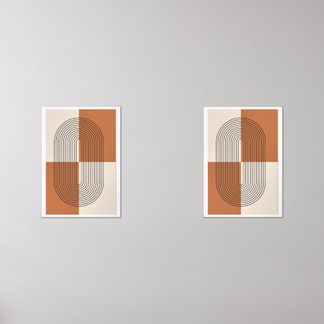 Jeux D'art Mural Boho Earthy Tones (Recto)