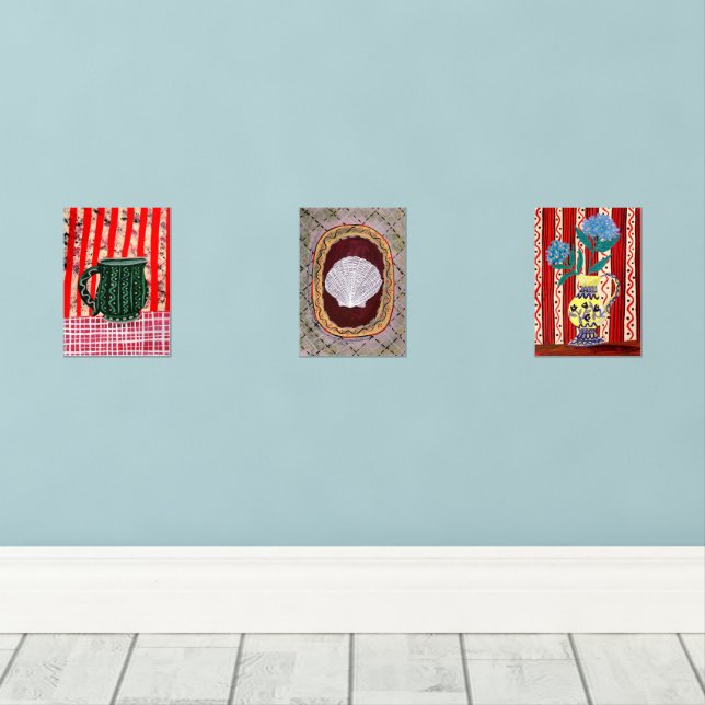 Jeux D'art Mural Charleston Farmhouse Triptych Prints (Parquet)