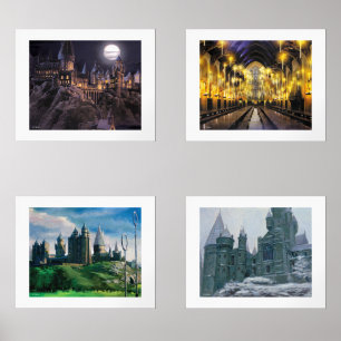 JEUX D'ART MURAL CHÂTEAU HOGWARTS™