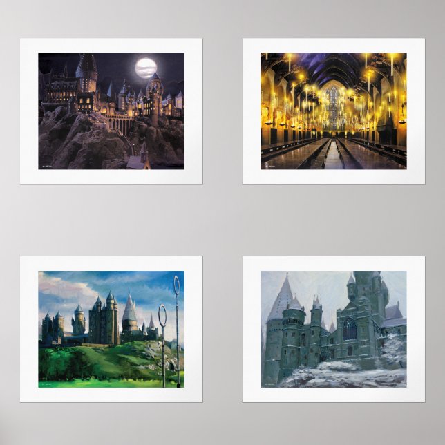 JEUX D'ART MURAL CHÂTEAU HOGWARTS™ (Recto)