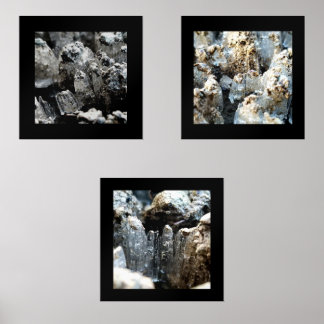 Jeux D'art Mural Cristaux de glace 12x12 Poster