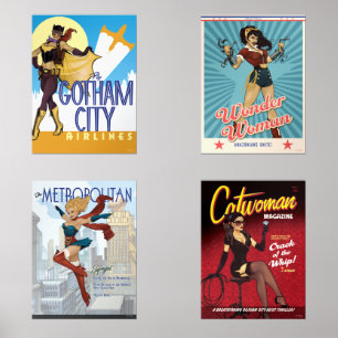 Jeux D'art Mural DC Comic Bombshells Group 1