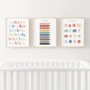 Jeux D'art Mural Décor de la salle de classe Rainbow