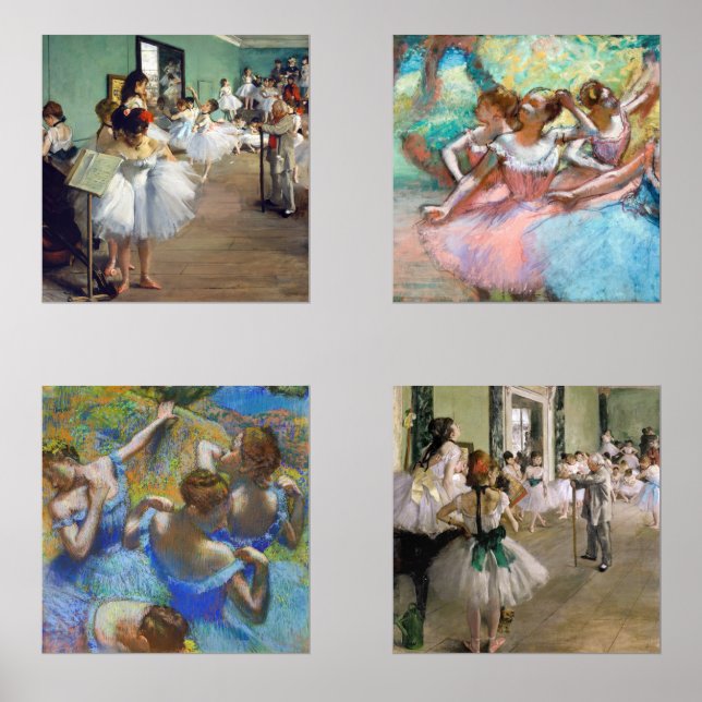 Jeux D'art Mural Edgar Degas - Sélection de chefs-d'oeuvre (Recto)