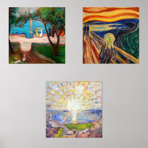 Jeux D'art Mural Edvard Munch - Sélection de chefs-d'oeuvre