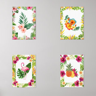 Jeux D'art Mural Fleurs tropicales