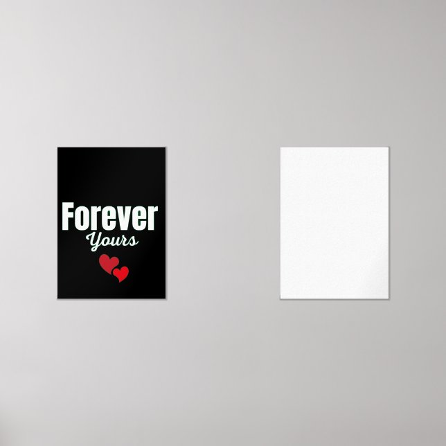 Jeux D'art Mural Forever Yours (Recto)