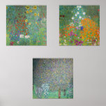 Jeux D'art Mural Gustav Klimt - Sélection des chefs-d'oeuvre du jar<br><div class="desc">Gustav Klimt - Jardin - Jardin de jardin Sélection : - Jardin de fleurs - 1905-1907 - Jardin de campagne avec des tournesols / Jardin de ferme avec des tournesols - 1905-1906 - Rosebushes sous les arbres / Roses sous les arbres - 1905</div>
