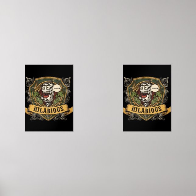 Jeux D'art Mural Hilarious Comedy T-Shirt (Recto)