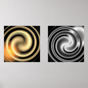 Jeux D'art Mural Jeu d'impression Harmonie et Relaxation Golden&Sil