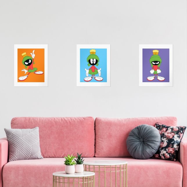 JEUX D'ART MURAL LOONEY TUNES™ MARVIN THE MARTIAN™ (Salon)